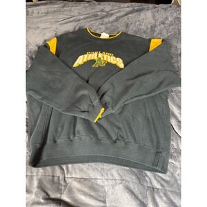 Lee Sport Oakland‎ Athletics Sweatshirt Crewneck Mens Pullover MLB Baseball